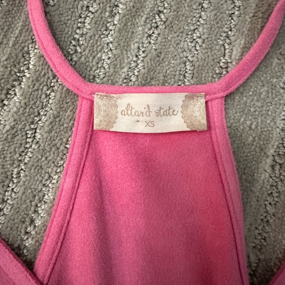 Altar'd State Pink Studded Fringe Camisole Top - Picture 2 of 2